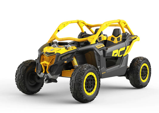 Buggy para Niños Can-Am Maverick X3 de 24V - Color Amarillo