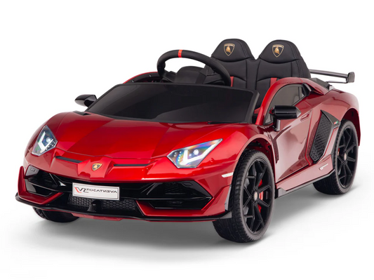 Coche Montable Eléctrico Lamborghini Aventador SVJ Ruby 12V Niños