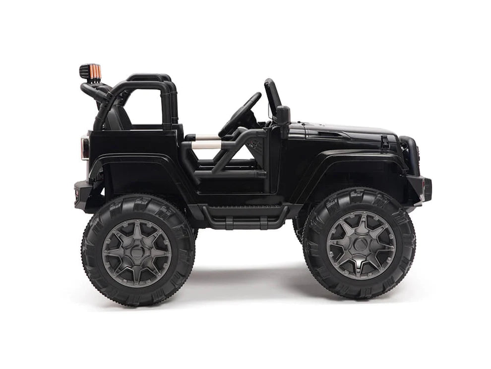 Camioneta para Niños 12V con Control Remoto R/C, Luces y Radio - Negro