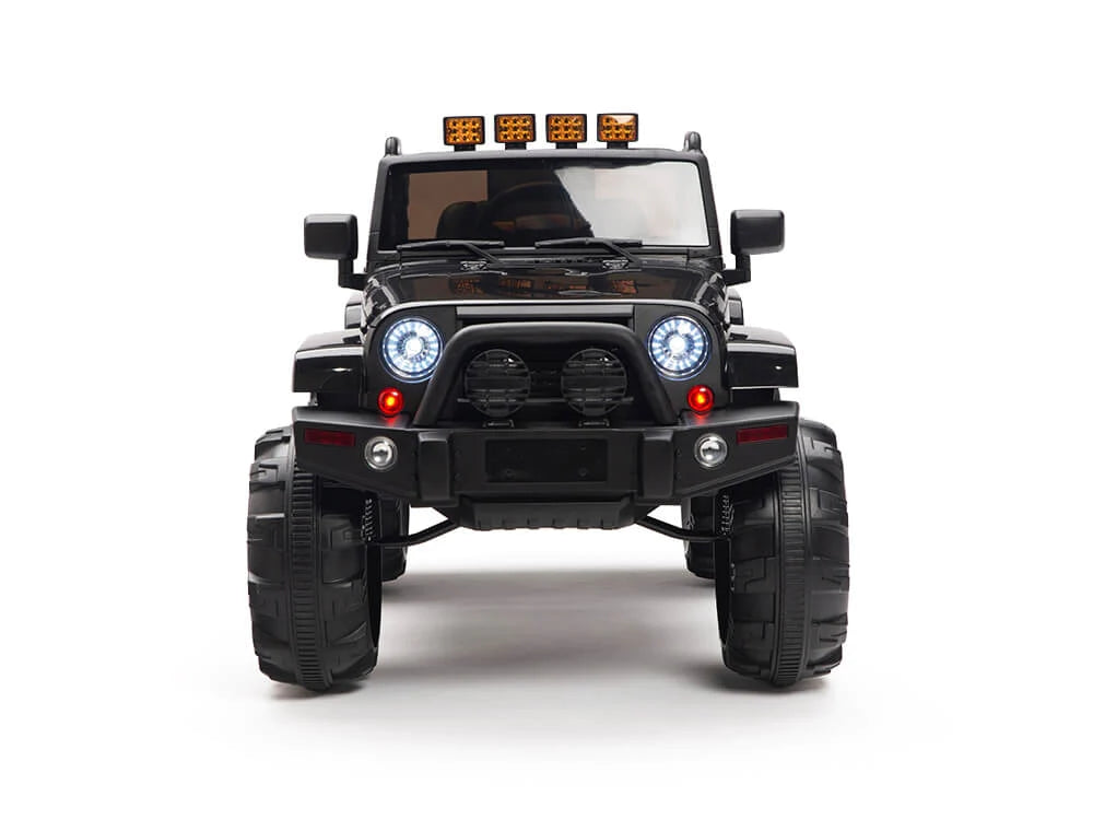 Camioneta para Niños 12V con Control Remoto R/C, Luces y Radio - Negro