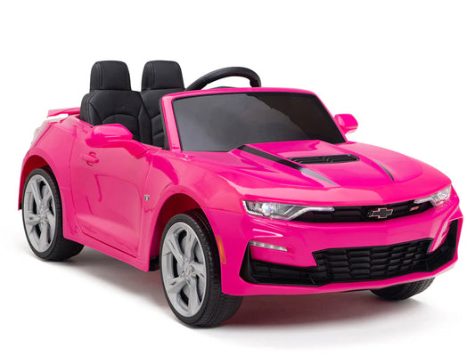 Coche Montable Eléctrico Chevy Camaro SS Rosa 12V Niños