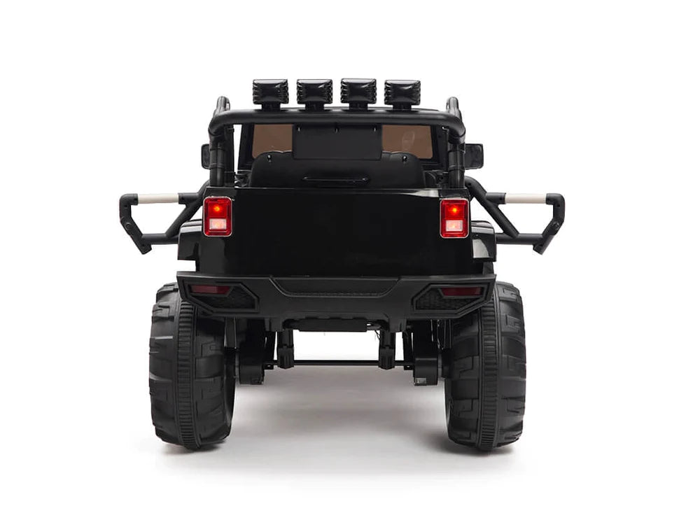 Camioneta para Niños 12V con Control Remoto R/C, Luces y Radio - Negro